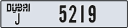 dubai - code - J - number -5219