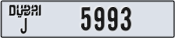 dubai - code - J - number -5993