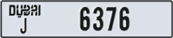 dubai - code - J - number -6376