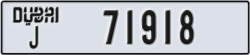 dubai - code - J - number -71918