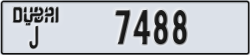 dubai - code - J - number -7488