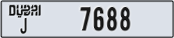 dubai - code - J - number -7688