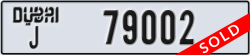 dubai - code - J - number -79002
