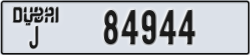 dubai - code - J - number -84944
