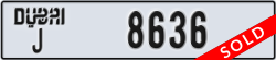 dubai - code - J - number -8636