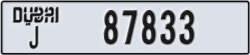 dubai - code - J - number -87754