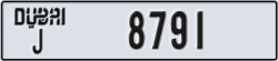 dubai - code - J - number -8791