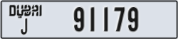 dubai - code - J - number -91179