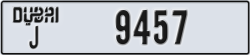 dubai - code - J - number -9457