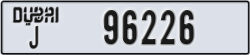 dubai - code - J - number -96226