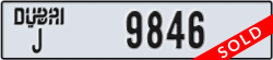 dubai - code - J - number -9846