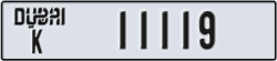 dubai - code - K - number -11119