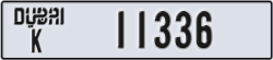 dubai - code - K - number -11336