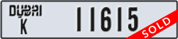 dubai - code - K - number -11615
