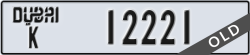dubai - code - K - number -12221