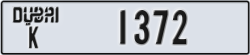dubai - code - K - number -1372