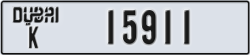 dubai - code - K - number -15911