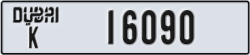 dubai - code - K - number -16090