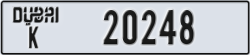dubai - code - K - number -20169
