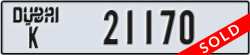 dubai - code - K - number -21170