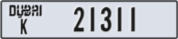 dubai - code - K - number -21311