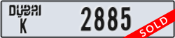 dubai - code - K - number -2885
