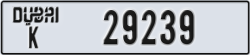 dubai - code - K - number -29239