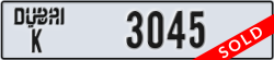 dubai - code - K - number -3045