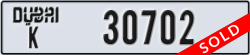 dubai - code - K - number -30702