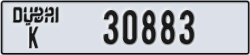 dubai - code - K - number -30883