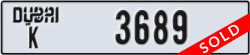 dubai - code - K - number -3689
