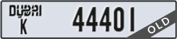 dubai - code - K - number -44401