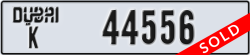 dubai - code - K - number -44556