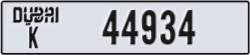dubai - code - K - number -44934