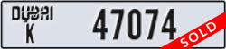 dubai - code - K - number -47074