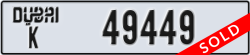 dubai - code - K - number -49449