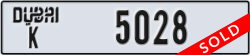 dubai - code - K - number -5028