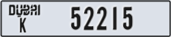 dubai - code - K - number -52215