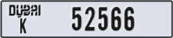 dubai - code - K - number -52566