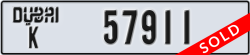 dubai - code - K - number -57911