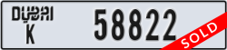 dubai - code - K - number -58822