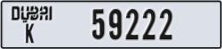 dubai - code - K - number -59143
