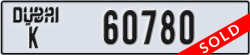 dubai - code - K - number -60780
