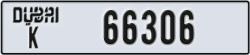 dubai - code - K - number -66306