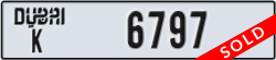 dubai - code - K - number -6797