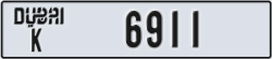 dubai - code - K - number -6911