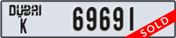 dubai - code - K - number -69691