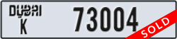 dubai - code - K - number -73004