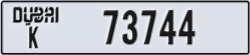 dubai - code - K - number -73665