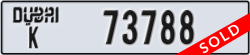 dubai - code - K - number -73788
